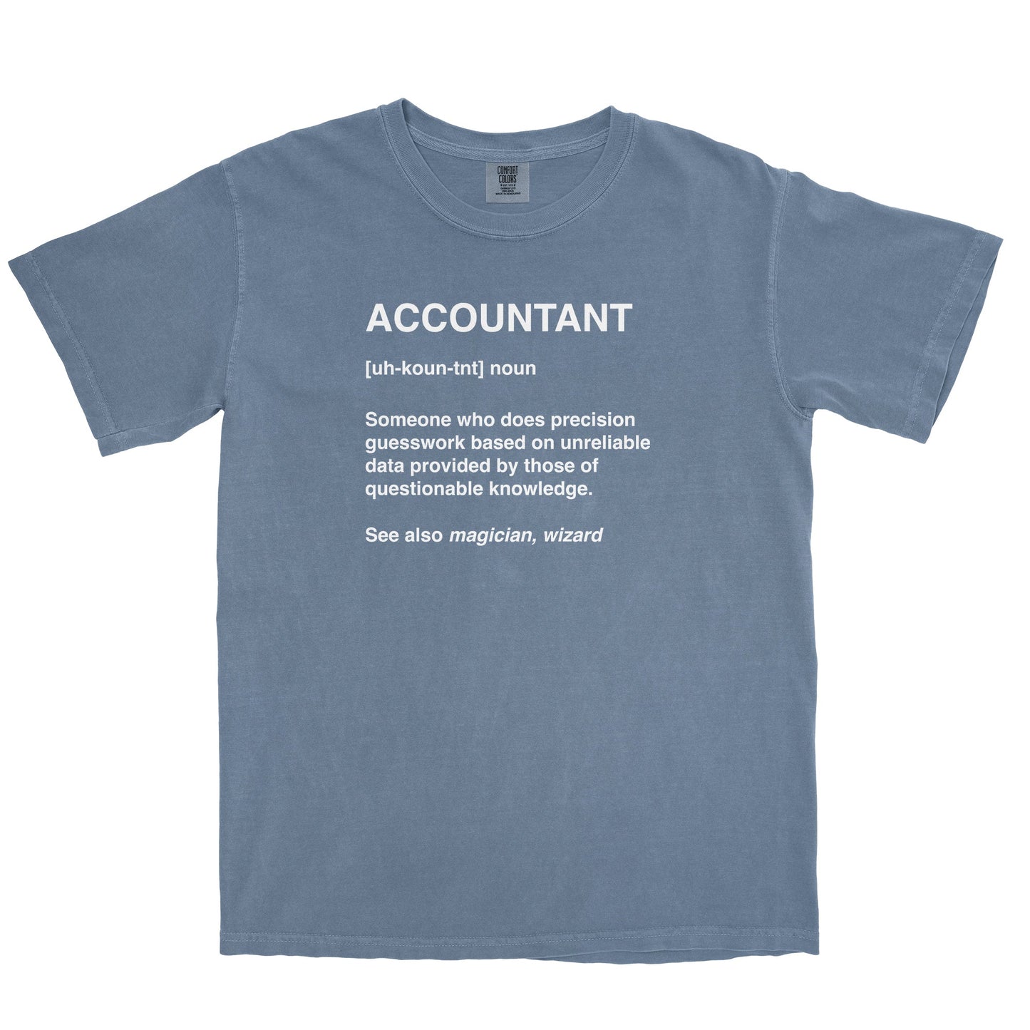 Accountant Wizard Garment-Dyed Tee