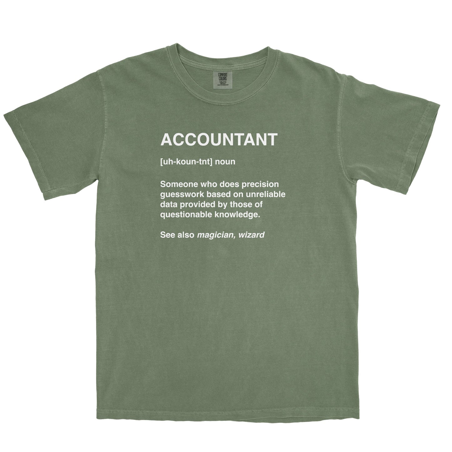 Accountant Wizard Garment-Dyed Tee