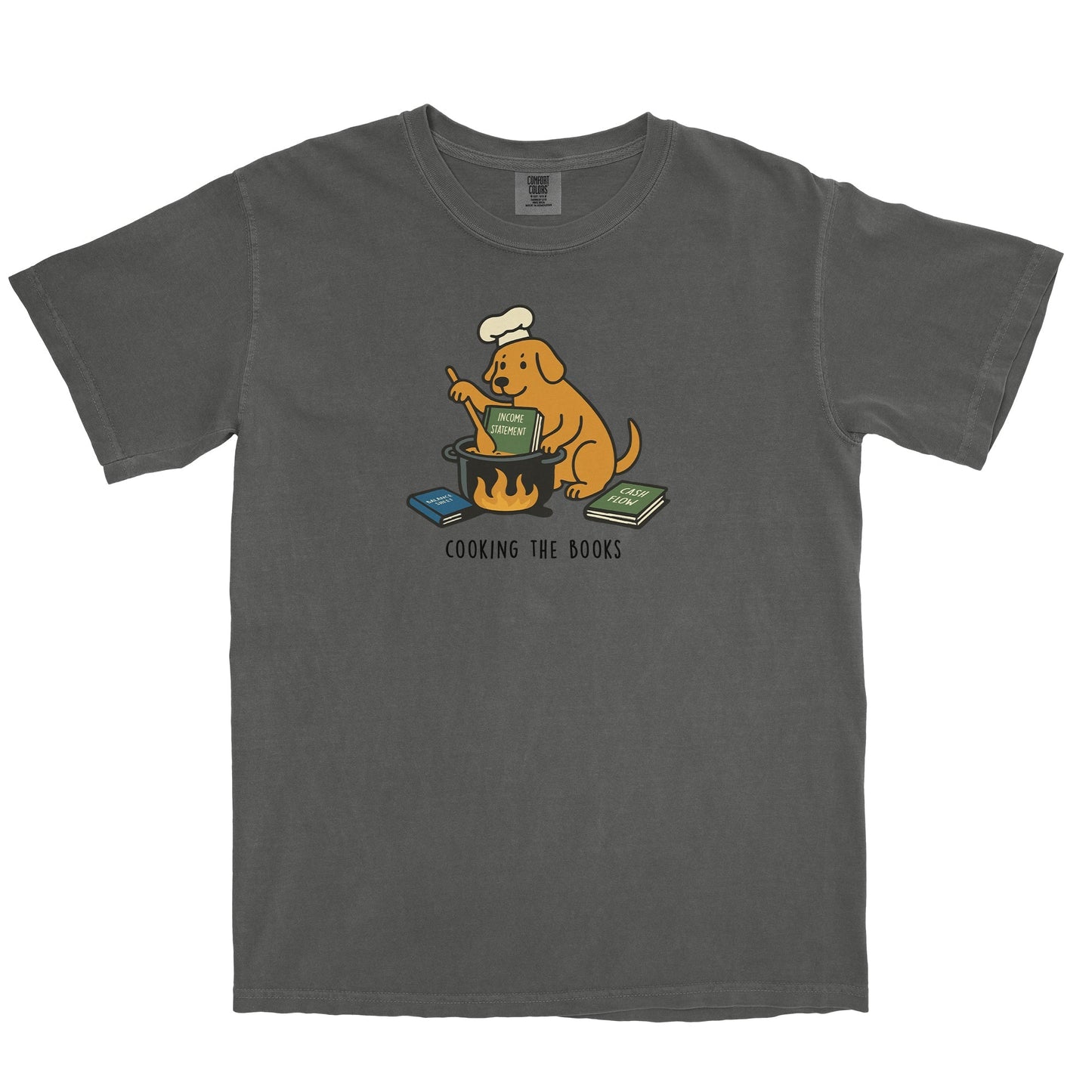 Cooking The Books Garment-Dyed Tee