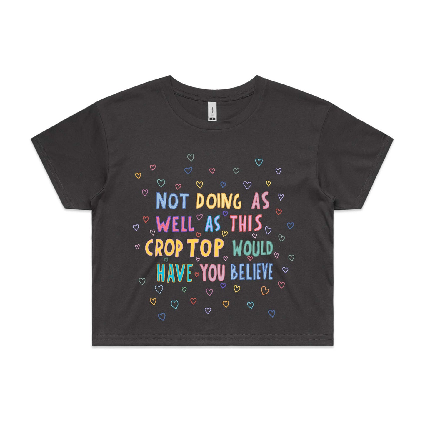 Not Doing As Well Crop Tee