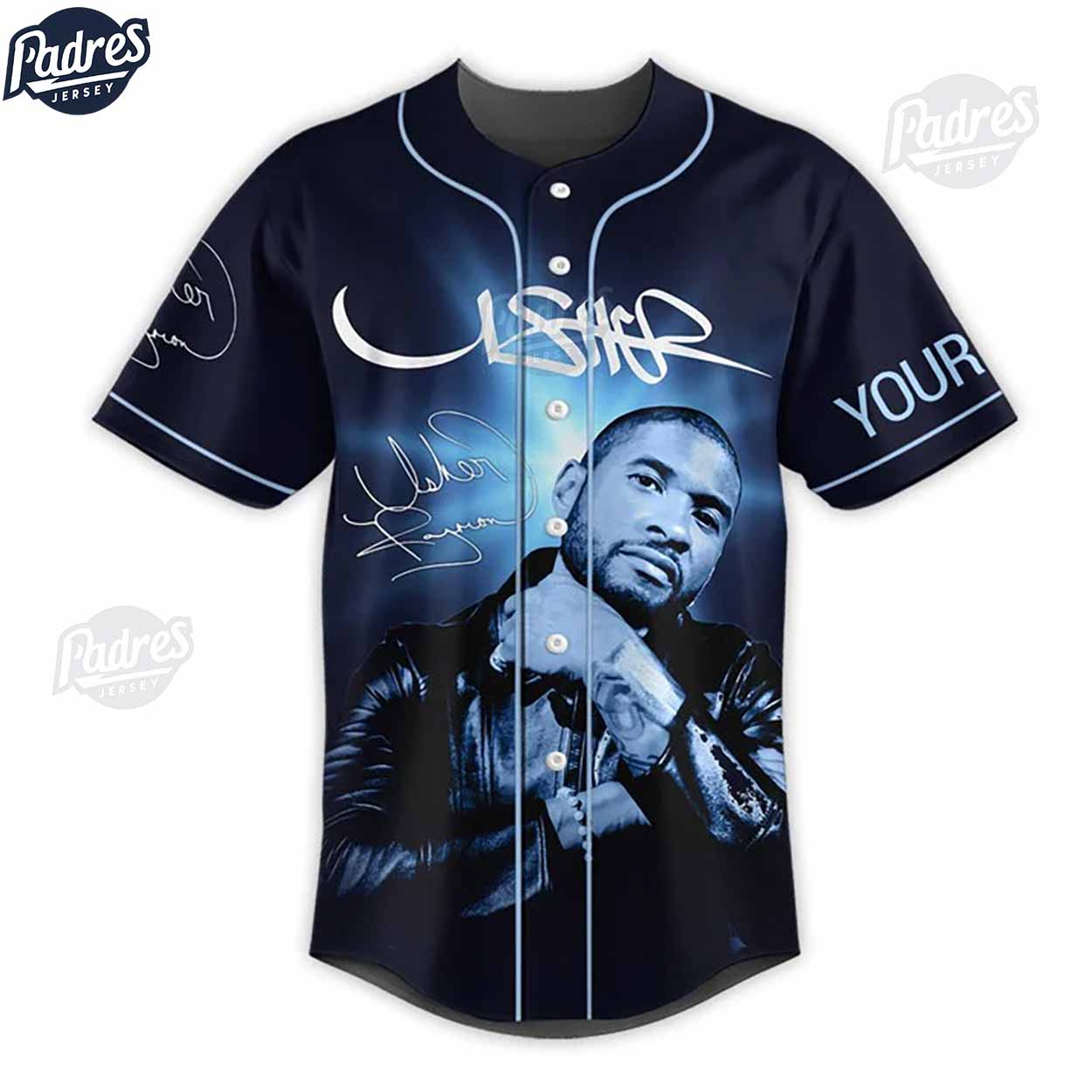 Custom And Number Usher Baseball Jersey Style - Padres Jersey Oasis: Elevate Your Baseball Style Game