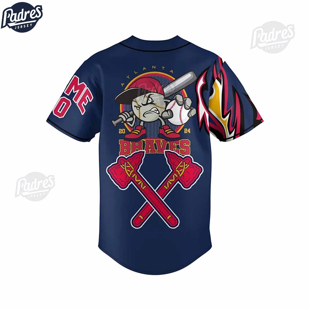 Custom Atlanta Braves Baseball Jersey - Padres Jersey Oasis: Elevate Your Baseball Style Game