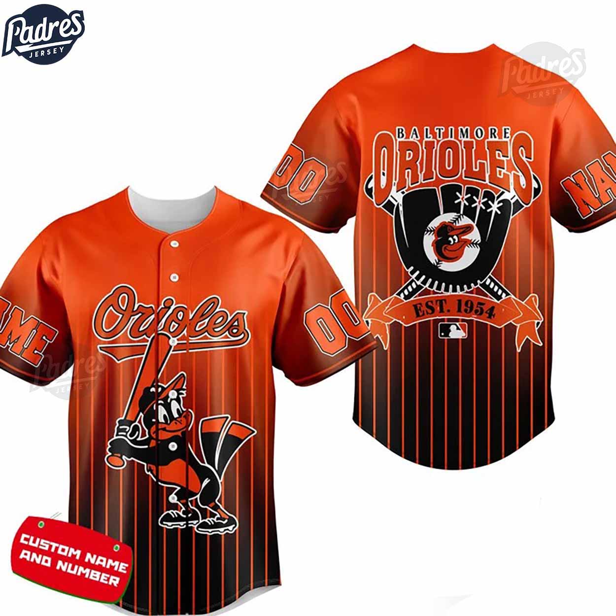 Custom Baltimore Orioles Orange Baseball Jersey - Padres Jersey Oasis: Elevate Your Baseball Style Game