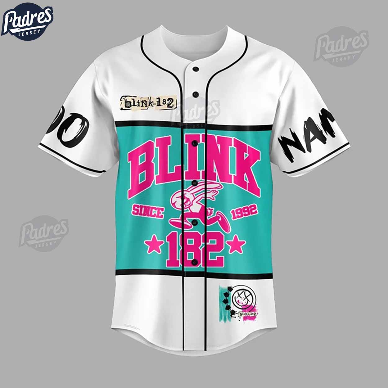 Custom Blink-182 Alien Baseball Jersey - Padres Jersey Oasis: Elevate Your Baseball Style Game
