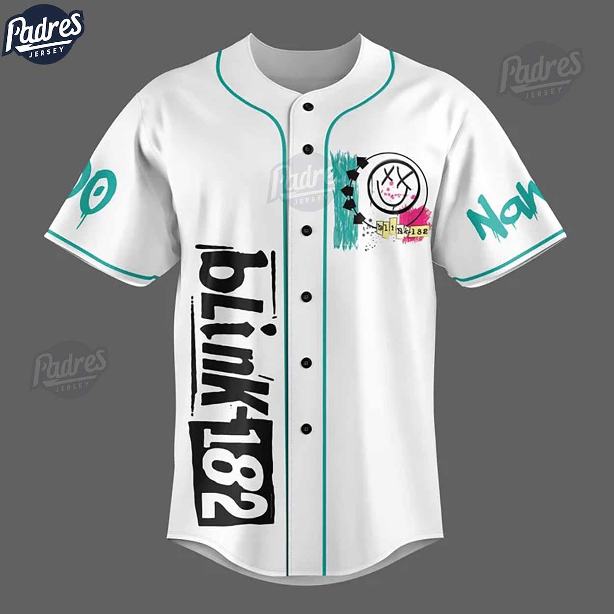 Custom Blink-182 All The Small Things Skeleton Baseball Jersey - Padres Jersey Oasis: Elevate Your Baseball Style Game