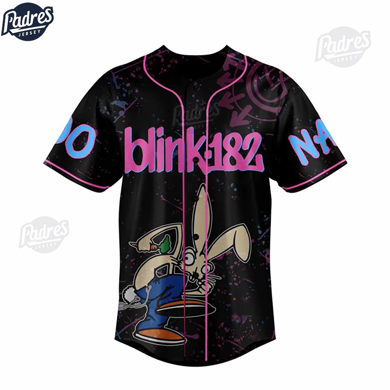 Custom Blink-182 One More Time Baseball Jersey - Padres Jersey Oasis: Elevate Your Baseball Style Game