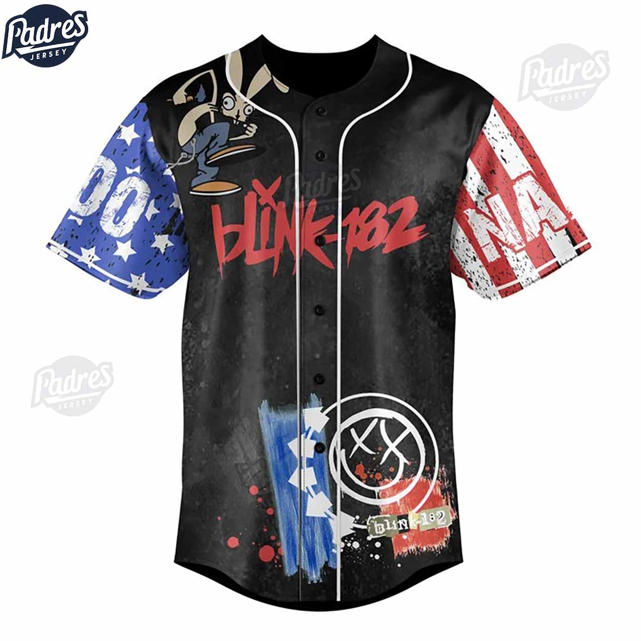 Custom Blink-182 Skeleton My Friends Say I Should Act My Age What’s My Age Again Baseball Jersey - Padres Jersey Oasis: Elevate Your Baseball Style Game