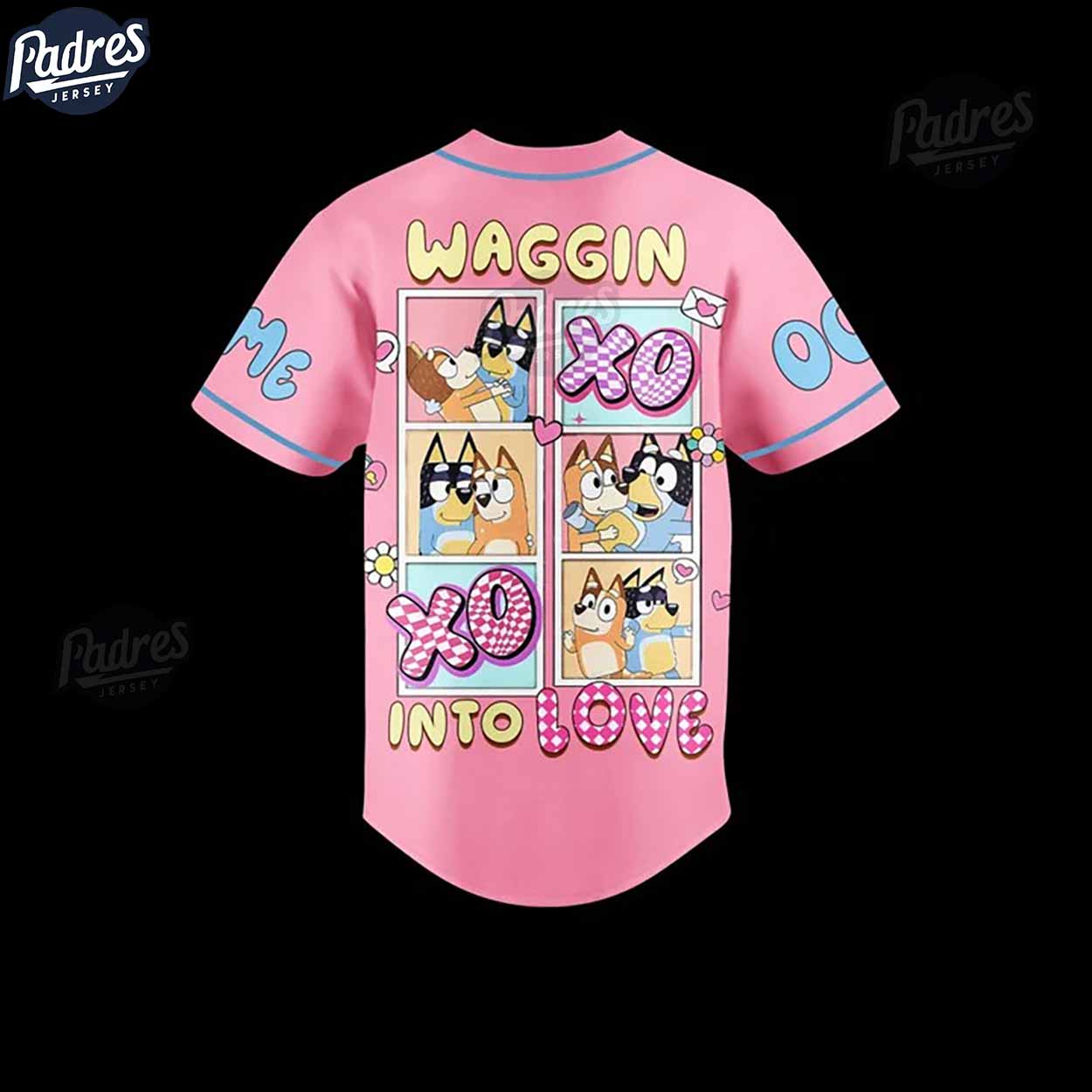 Custom Bluey The Heeler Family Baseball Jersey - Padres Jersey Oasis: Elevate Your Baseball Style Game