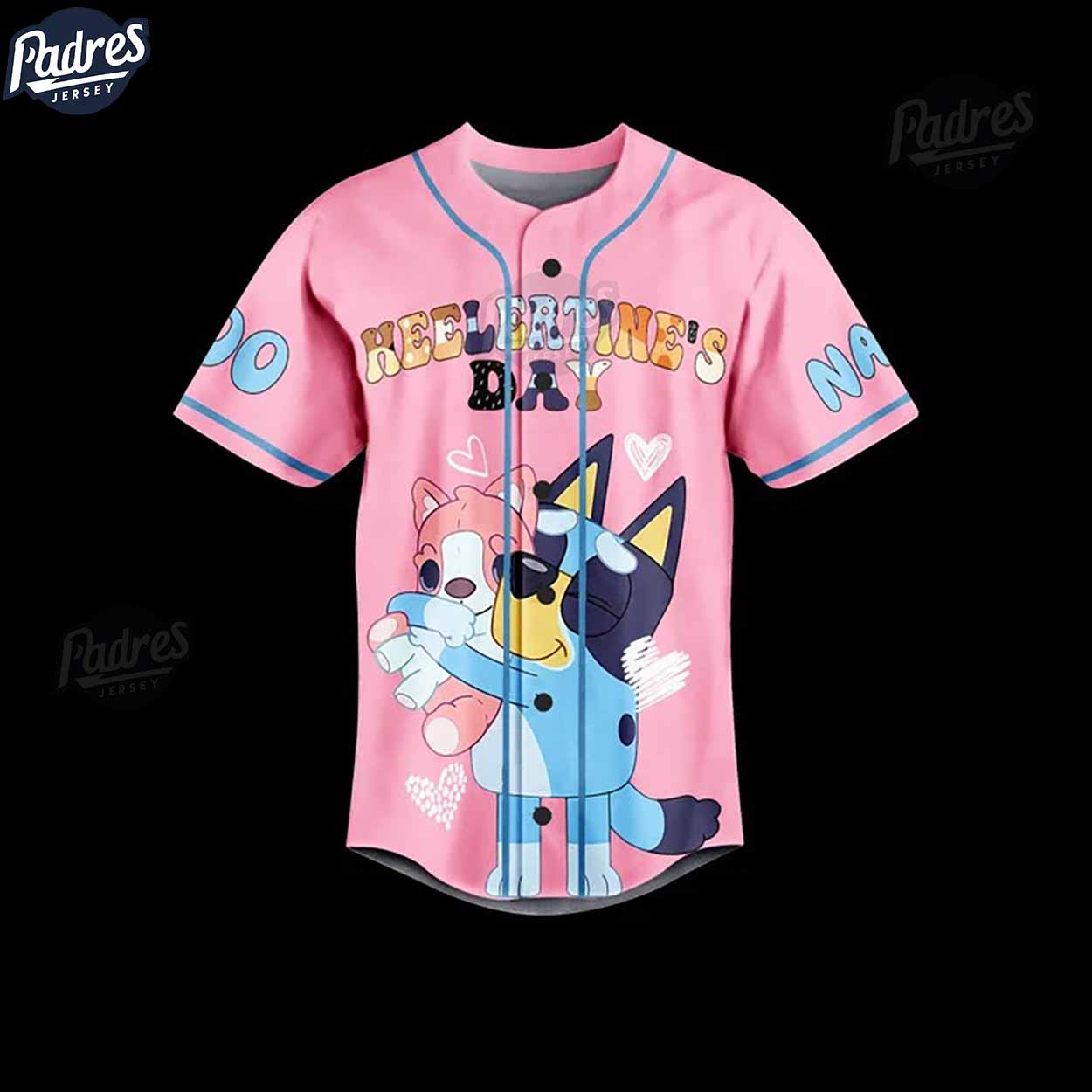 Custom Bluey The Heeler Family Baseball Jersey - Padres Jersey Oasis: Elevate Your Baseball Style Game