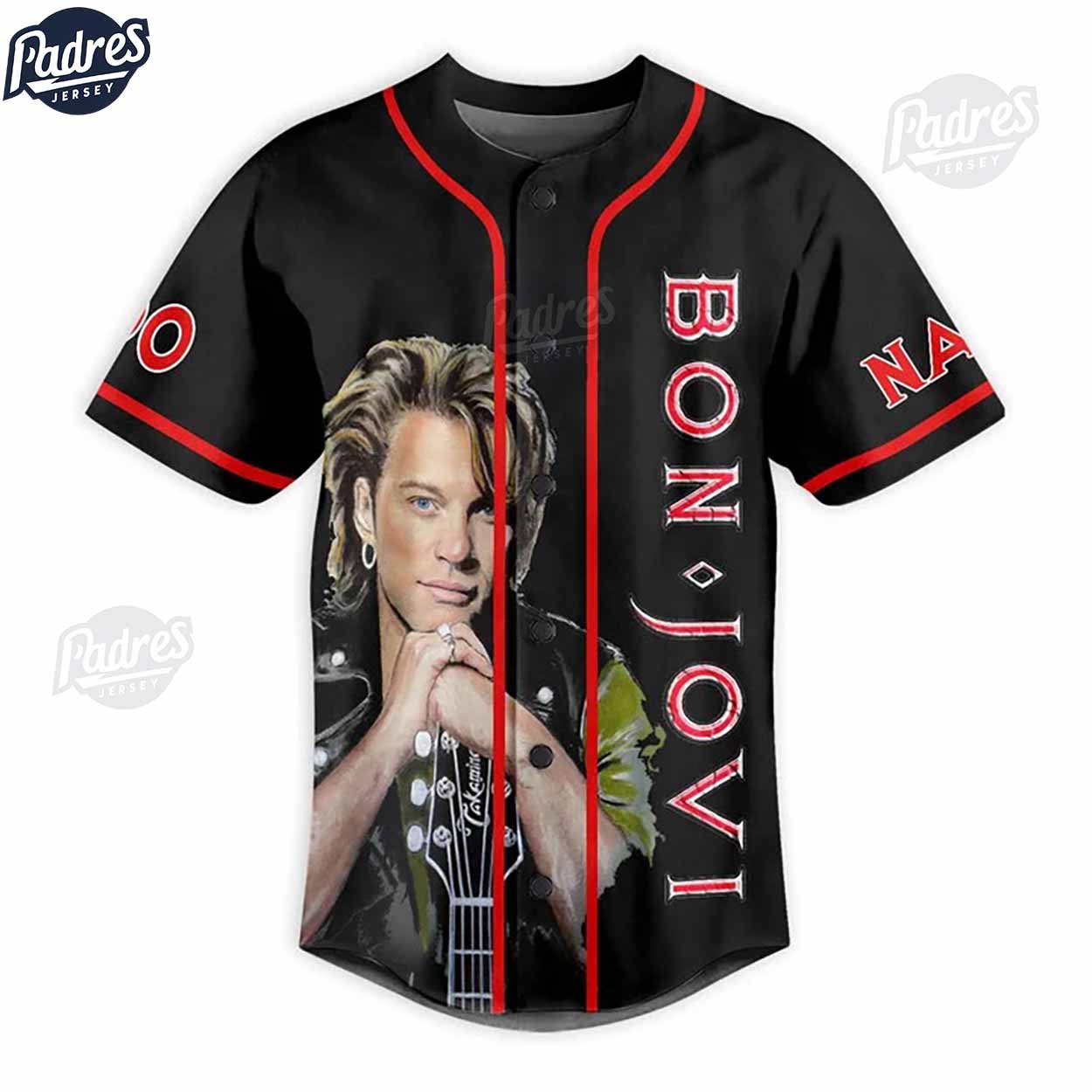 Custom Bon Jovi it's Now Or Never Baseball Jersey - Padres Jersey Oasis: Elevate Your Baseball Style Game