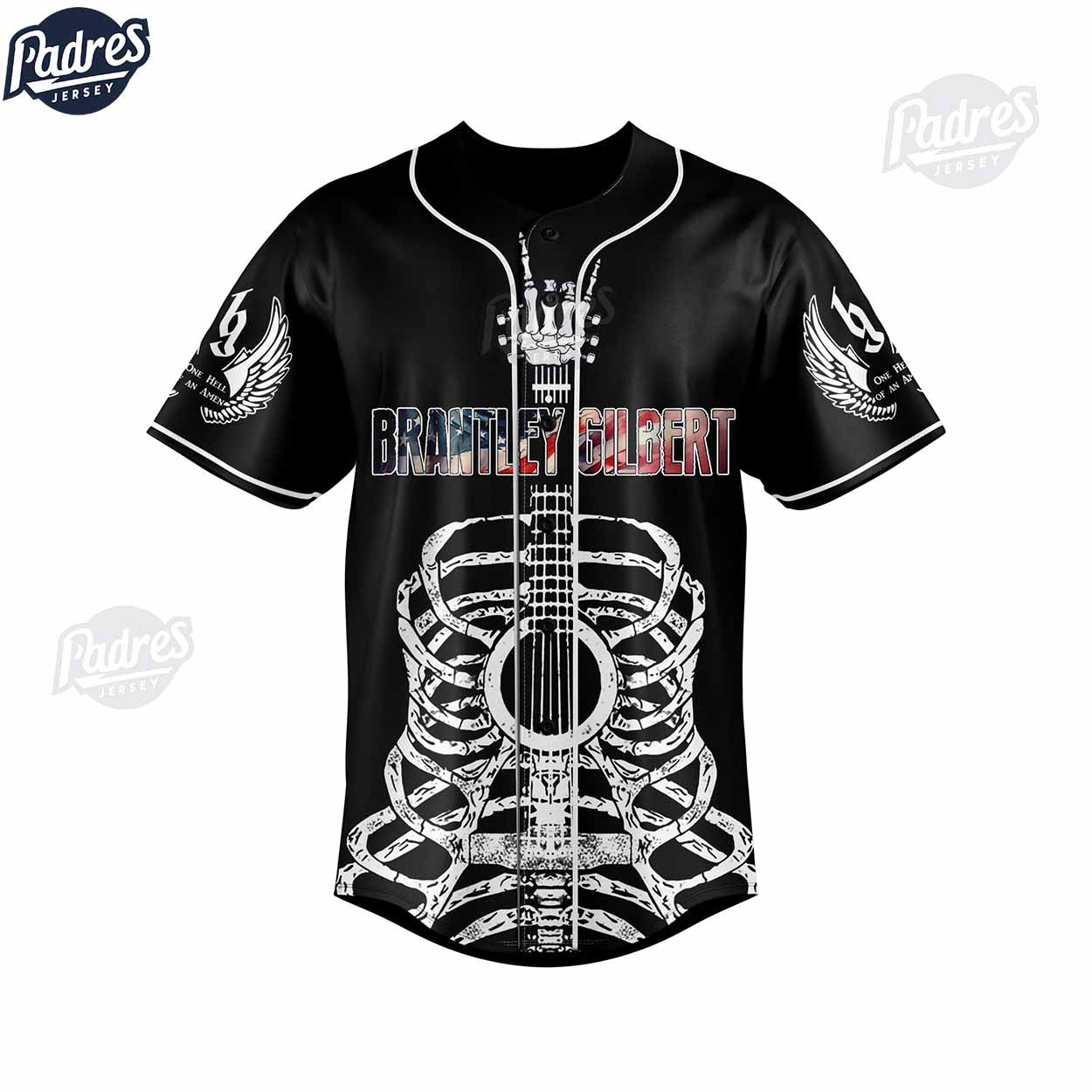 Custom Brantley Gilbert USA Baseball Jersey - Padres Jersey Oasis: Elevate Your Baseball Style Game
