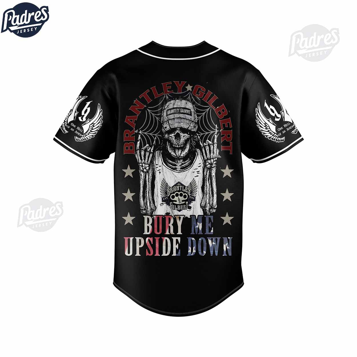 Custom Brantley Gilbert USA Baseball Jersey - Padres Jersey Oasis: Elevate Your Baseball Style Game