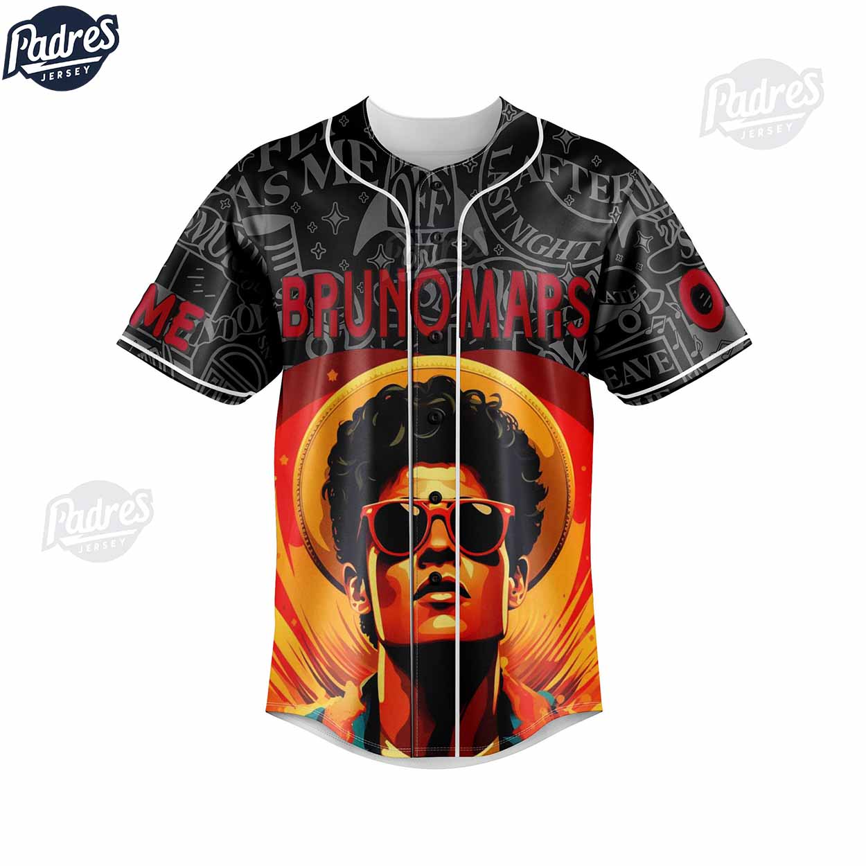 Custom Bruno Mars Baseball Jersey - Padres Jersey Oasis: Elevate Your Baseball Style Game