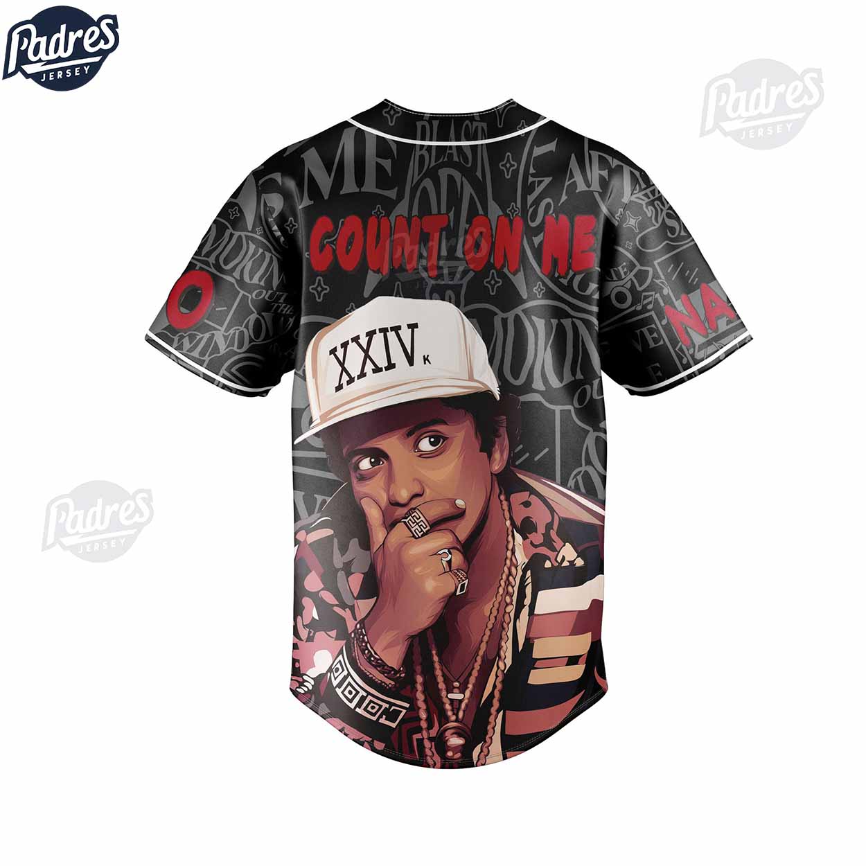 Custom Bruno Mars Baseball Jersey - Padres Jersey Oasis: Elevate Your Baseball Style Game