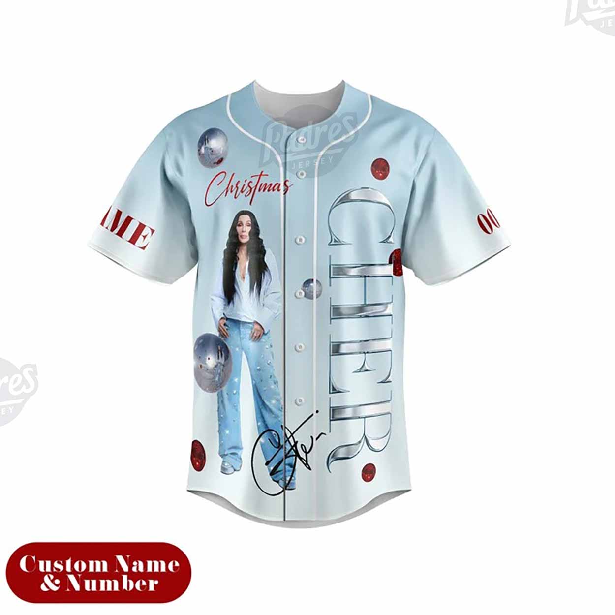 Custom Christmas Cheer Baseball Jersey - Padres Jersey Oasis: Elevate Your Baseball Style Game