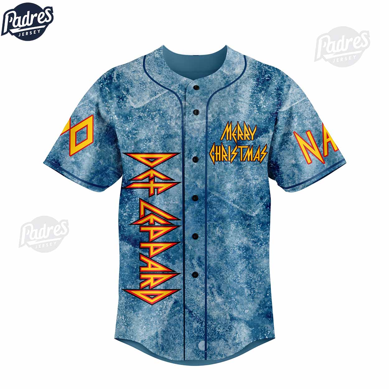 Custom Christmas Def Leppard Baseball Jersey - Padres Jersey Oasis: Elevate Your Baseball Style Game