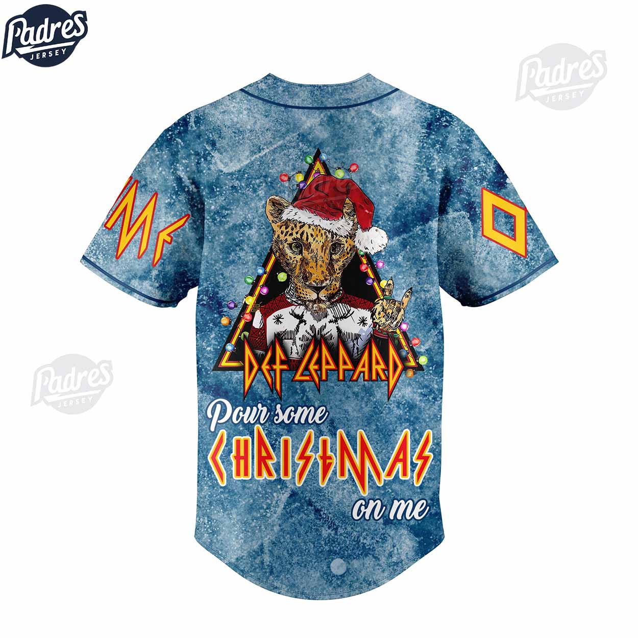 Custom Christmas Def Leppard Baseball Jersey - Padres Jersey Oasis: Elevate Your Baseball Style Game