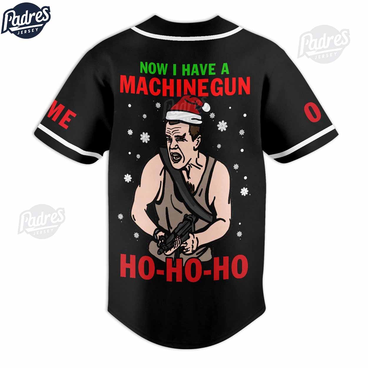 Custom Christmas Die Hard Baseball Jersey Style - Padres Jersey Oasis: Elevate Your Baseball Style Game