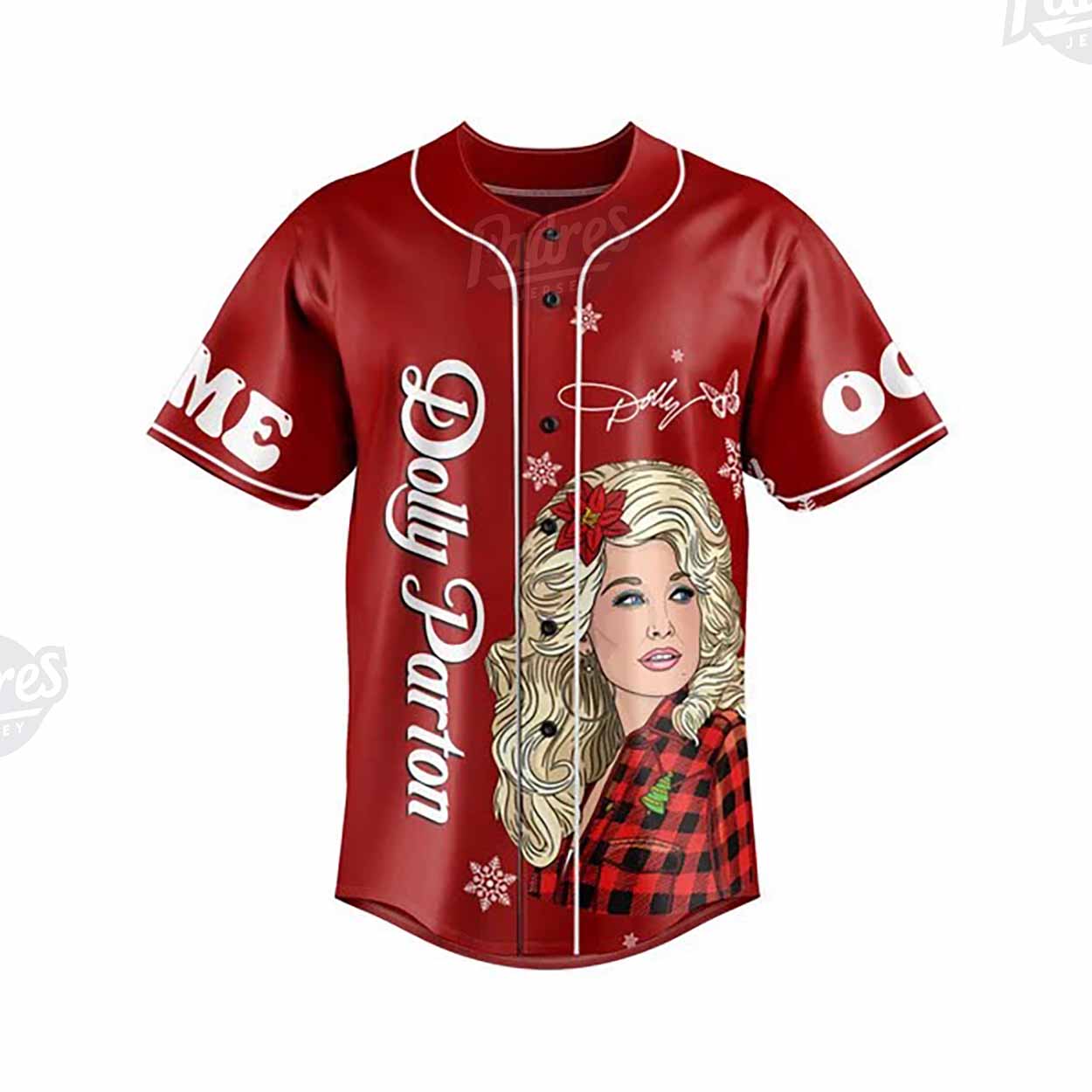 Custom Christmas Dolly Parton Baseball Jersey - Padres Jersey Oasis: Elevate Your Baseball Style Game