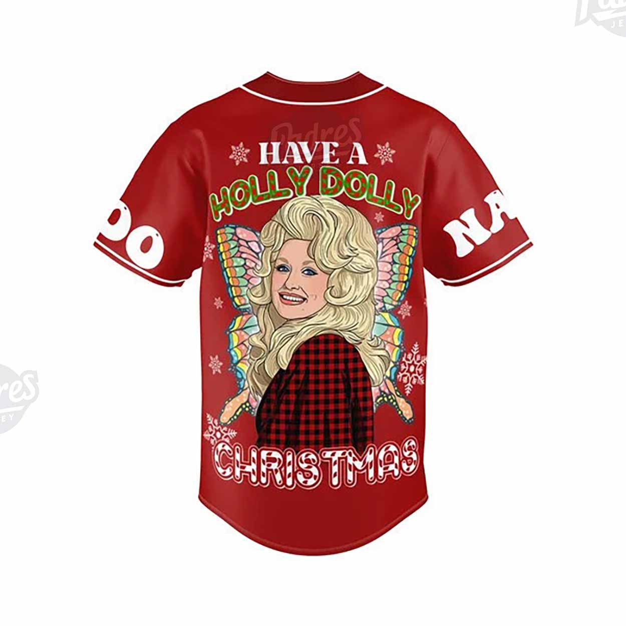 Custom Christmas Dolly Parton Baseball Jersey - Padres Jersey Oasis: Elevate Your Baseball Style Game