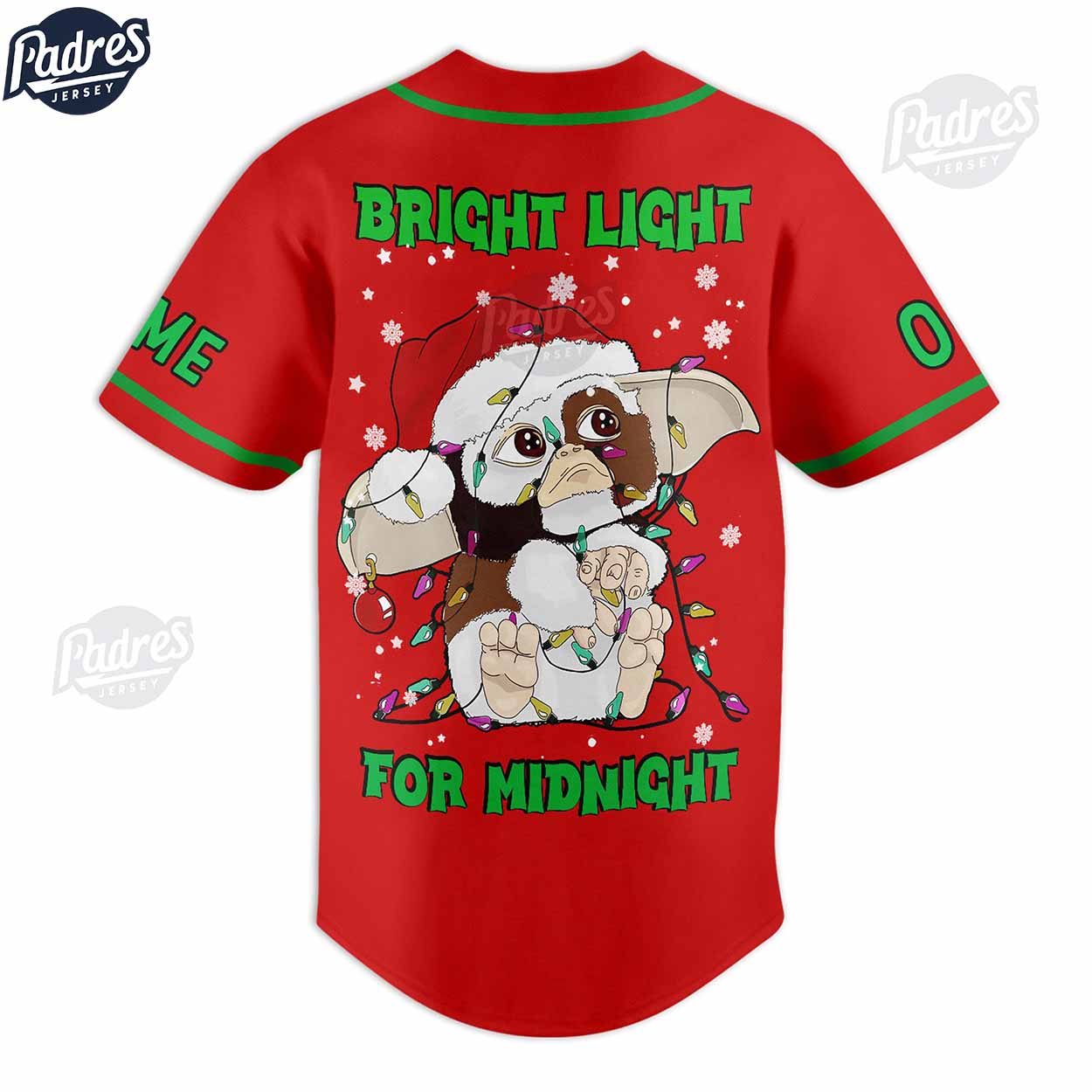 Custom Christmas Gremlins Gizmo Baseball Jersey - Padres Jersey Oasis: Elevate Your Baseball Style Game