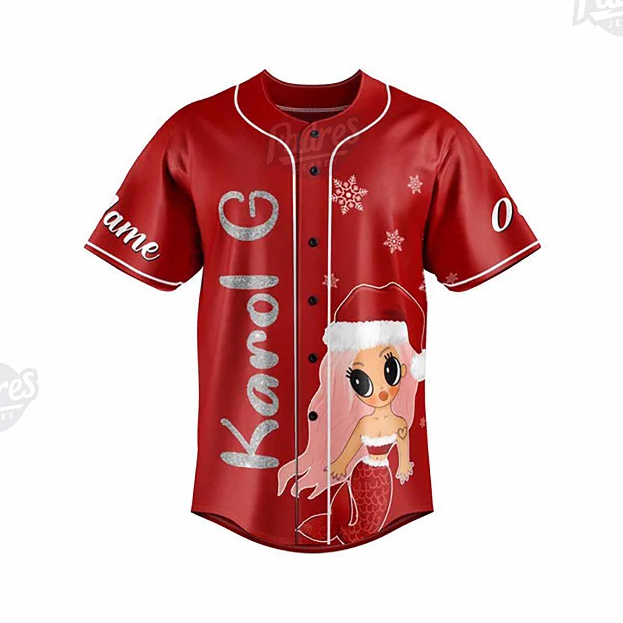 Custom Christmas Karol G Baseball Jersey - Padres Jersey Oasis: Elevate Your Baseball Style Game