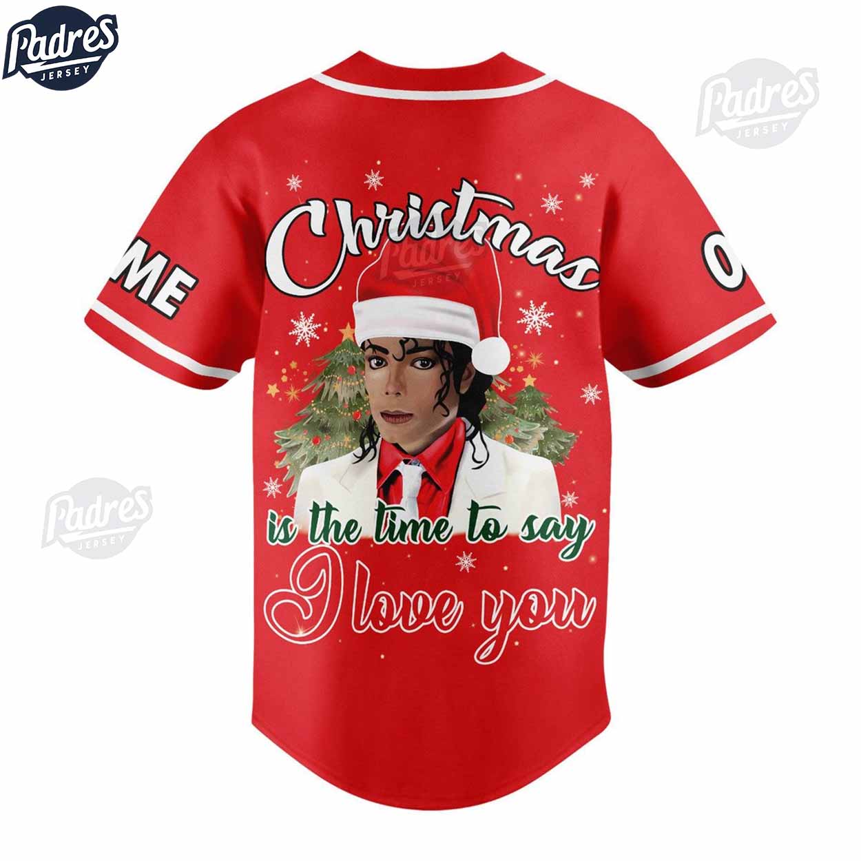 Custom Christmas Michael Jackson Baseball Jersey Style - Padres Jersey Oasis: Elevate Your Baseball Style Game