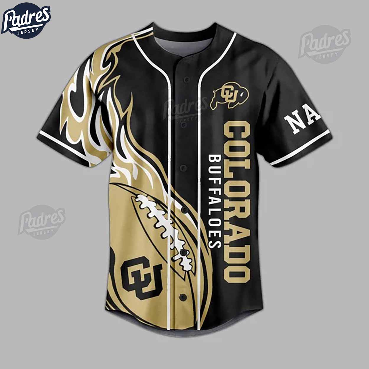 Custom Colorado Buffaloes NCAA Football Baseball Jersey - Padres Jersey Oasis: Elevate Your Baseball Style Game