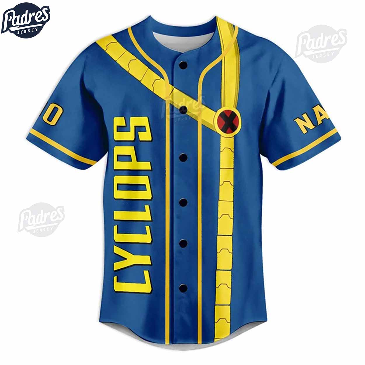 Custom Cyclops To Me X-men Baseball Jersey - Padres Jersey Oasis: Elevate Your Baseball Style Game
