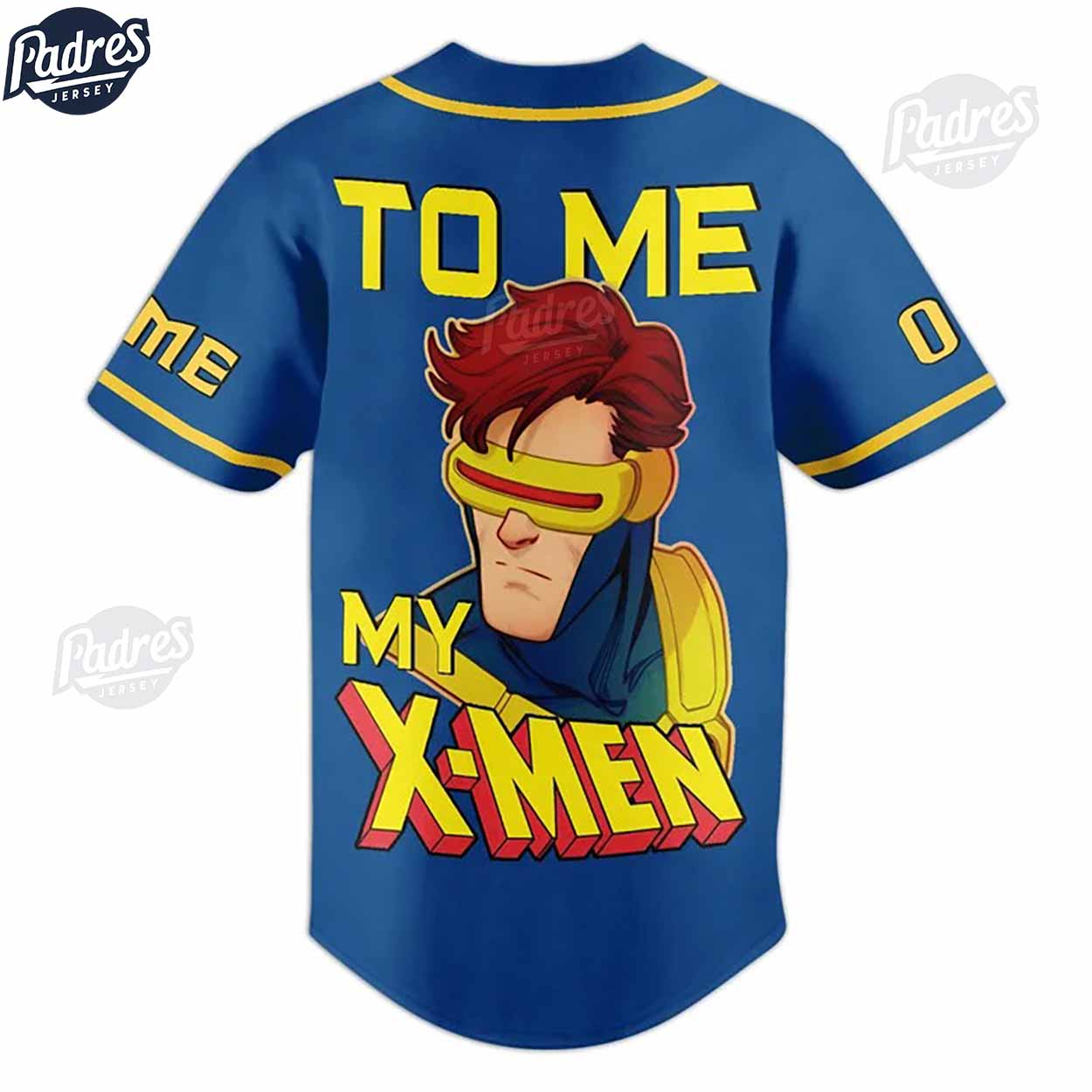 Custom Cyclops To Me X-men Baseball Jersey - Padres Jersey Oasis: Elevate Your Baseball Style Game