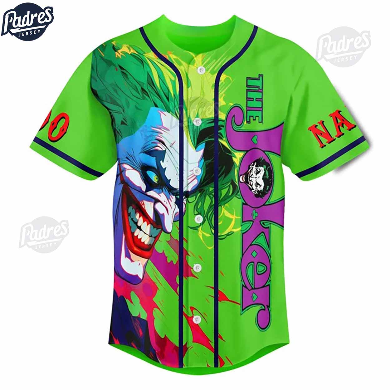 Custom DC Studios Why So Serious Joker Baseball Jersey - Padres Jersey Oasis: Elevate Your Baseball Style Game