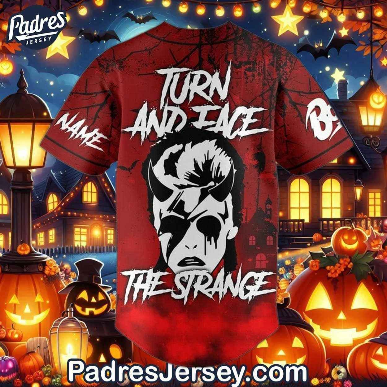 Custom David Bowie Halloween Baseball Jersey - Padres Jersey Oasis: Elevate Your Baseball Style Game