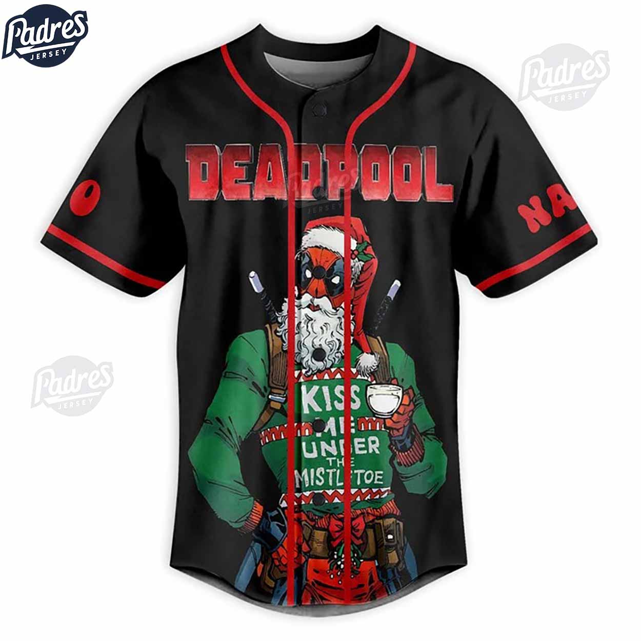 Custom Deadpool Dead Inside But Jolly AF Baseball Jersey - Padres Jersey Oasis: Elevate Your Baseball Style Game