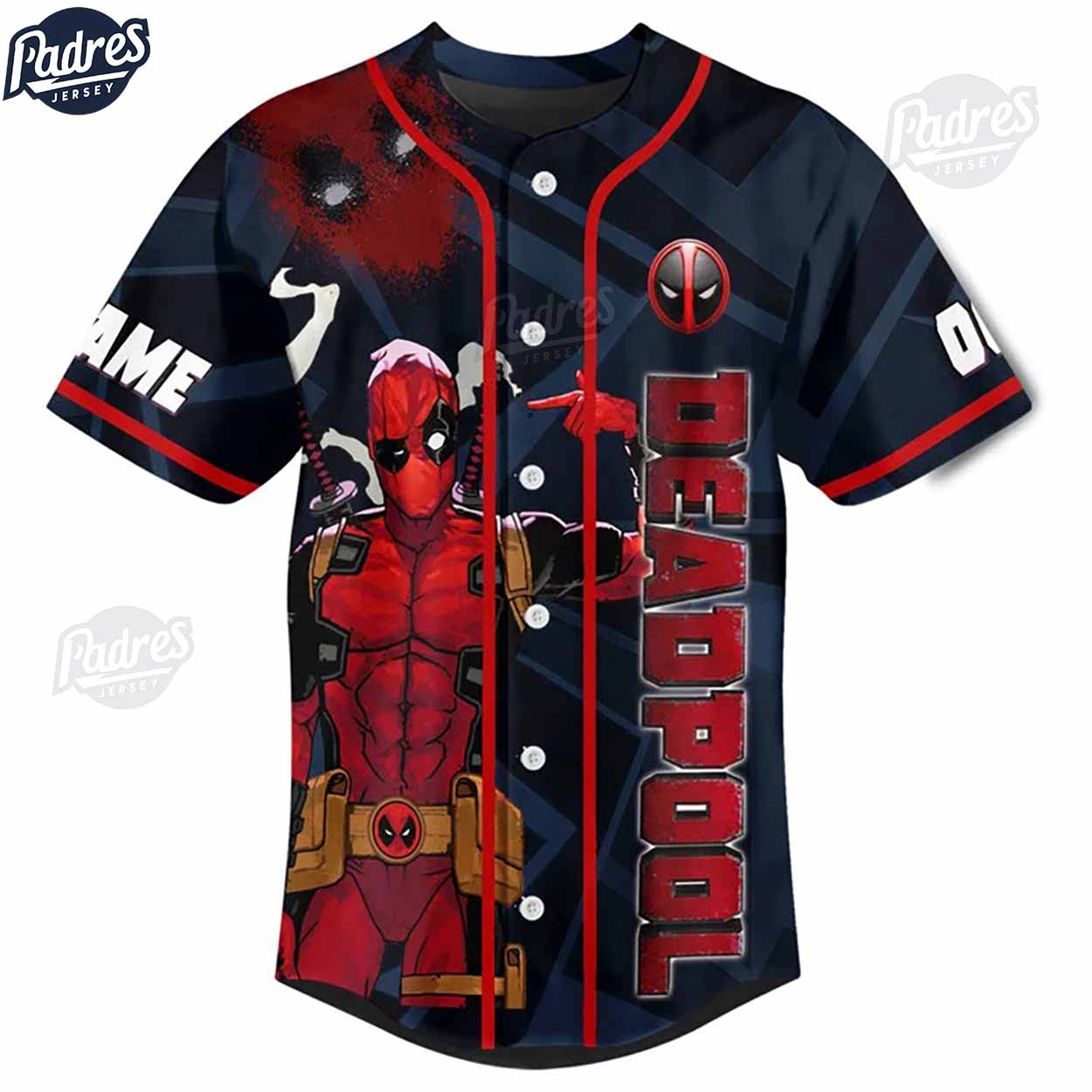 Custom Deadpool I Dont Feel Like Being An Adult Today Baseball Jersey - Padres Jersey Oasis: Elevate Your Baseball Style Game
