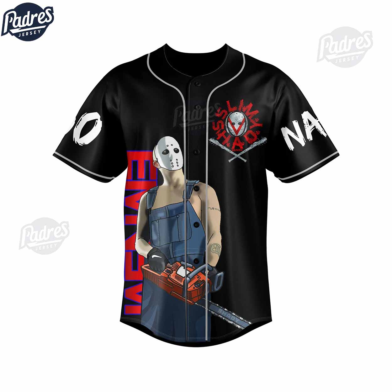 Custom Eminem Slim Shady Baseball Jersey Style - Padres Jersey Oasis: Elevate Your Baseball Style Game