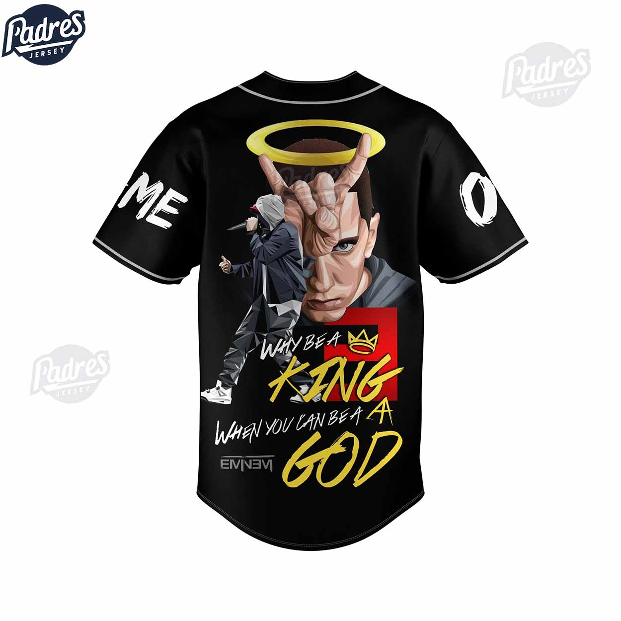 Custom Eminem Slim Shady Baseball Jersey Style - Padres Jersey Oasis: Elevate Your Baseball Style Game