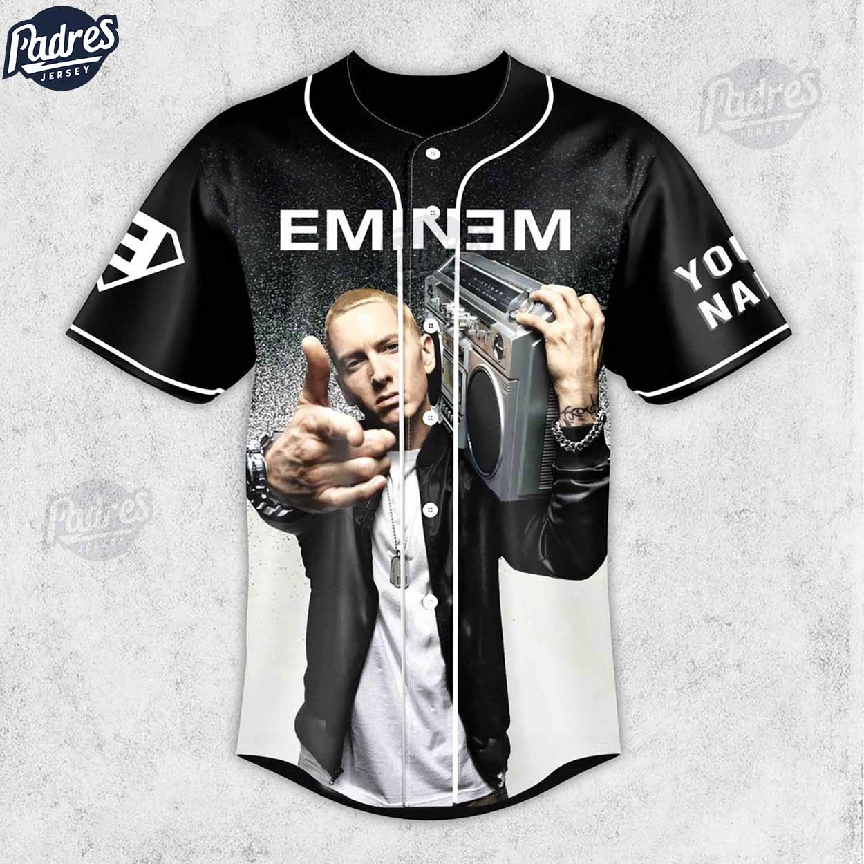 Custom Eminem The Truth Is You Don’t Know What Is Going To Happen Tomorrow. Life Is A Crazy Ride, And Nothing Is Guaranteed Baseball Jersey - Padres Jersey Oasis: Elevate Your Baseball Style Game