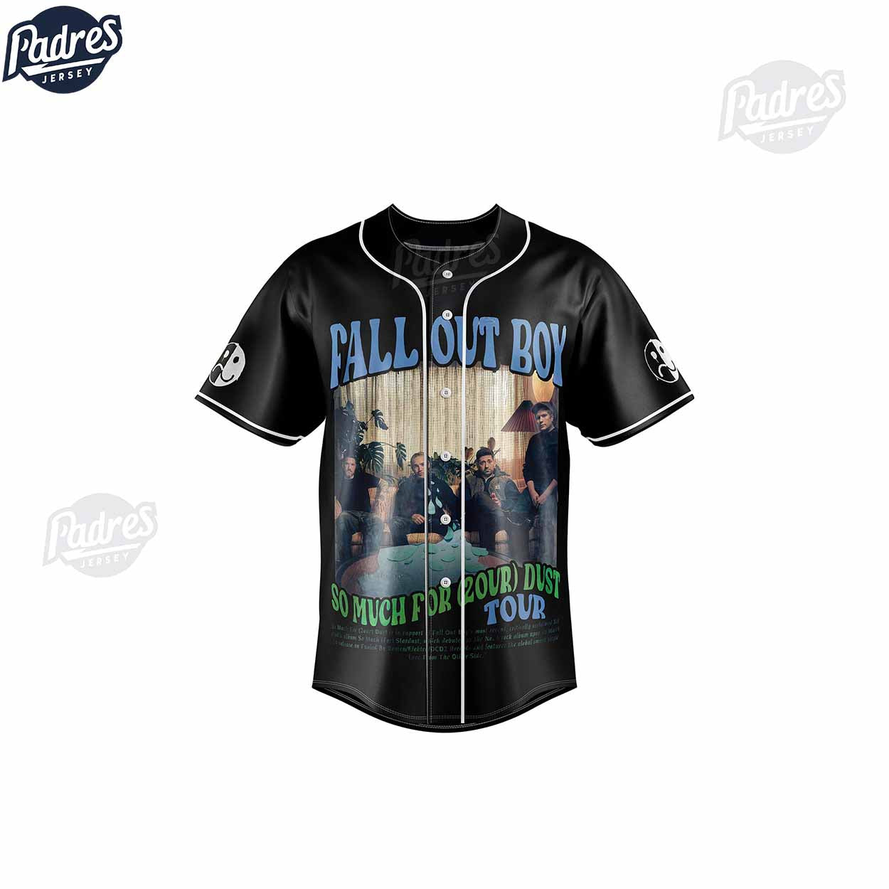 Custom Fall Out Boy Baseball Jersey For Fans - Padres Jersey Oasis: Elevate Your Baseball Style Game