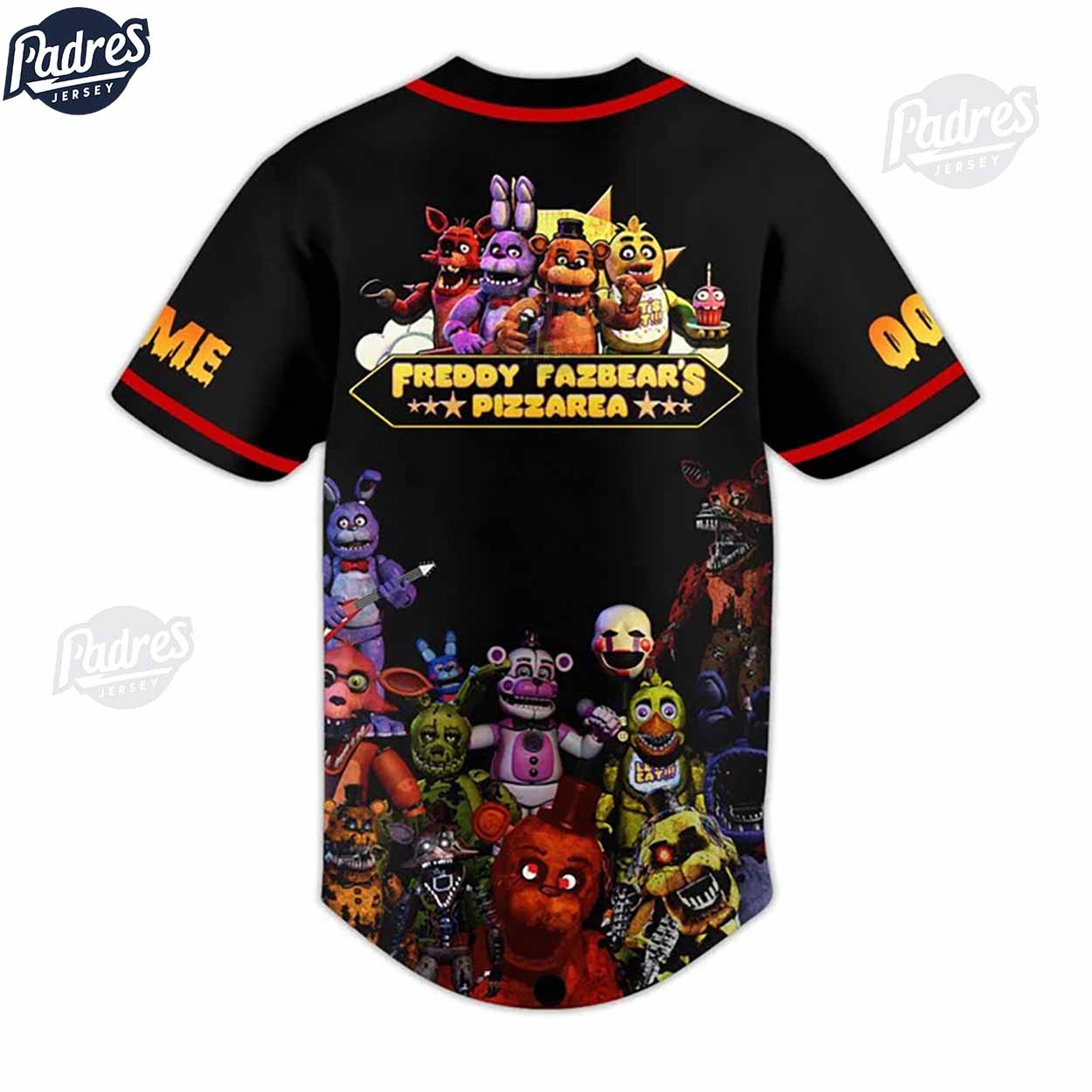 Custom Fight Night At Freddy Gamer Baseball Jersey - Padres Jersey Oasis: Elevate Your Baseball Style Game