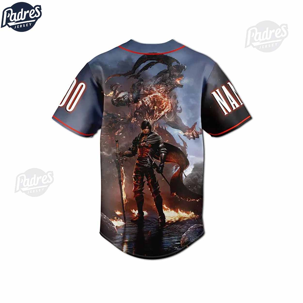 Custom Final Fantasy Game 3D Baseball Jersey - Padres Jersey Oasis: Elevate Your Baseball Style Game