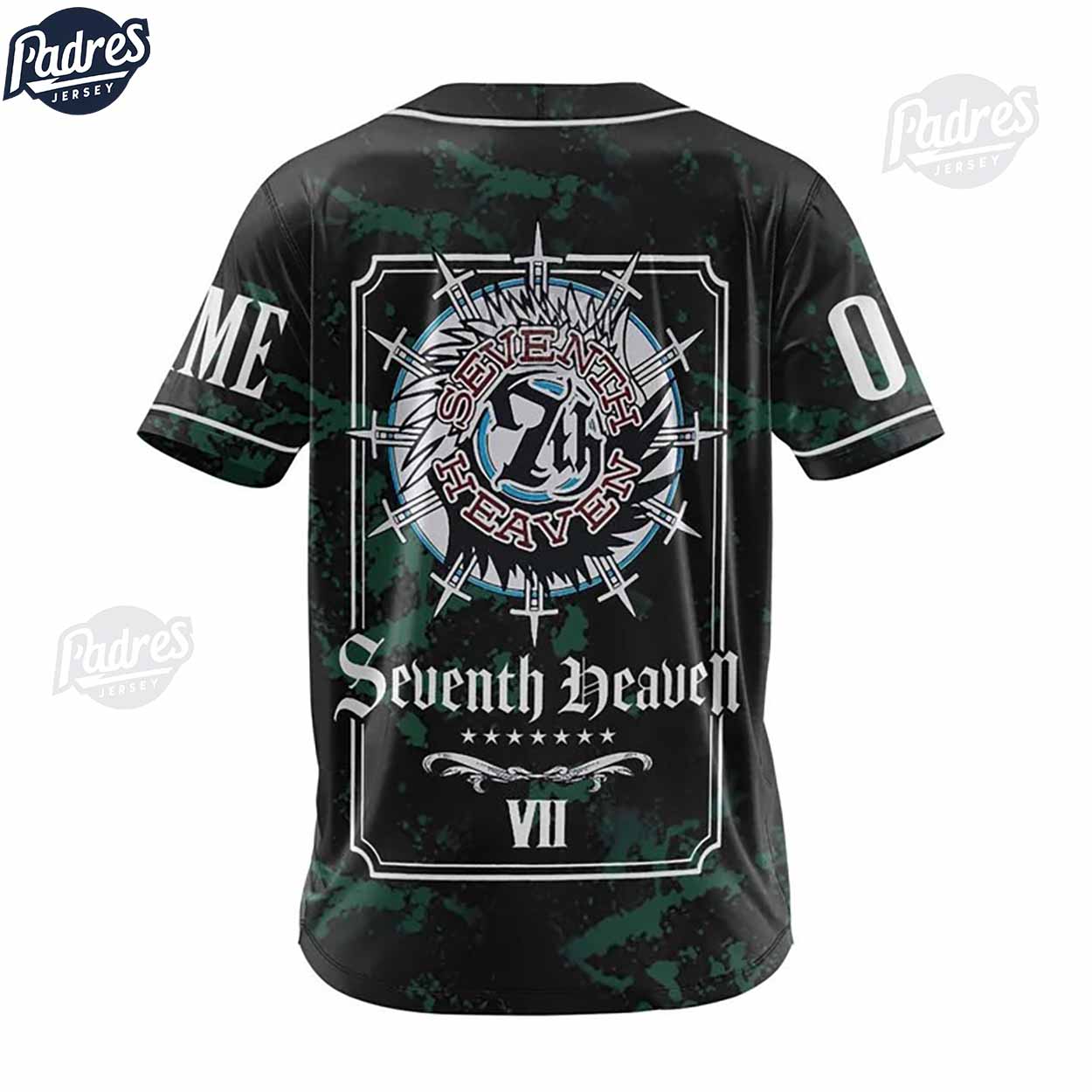 Custom Final Fantasy VII 7th Heaven Baseball Jersey - Padres Jersey Oasis: Elevate Your Baseball Style Game