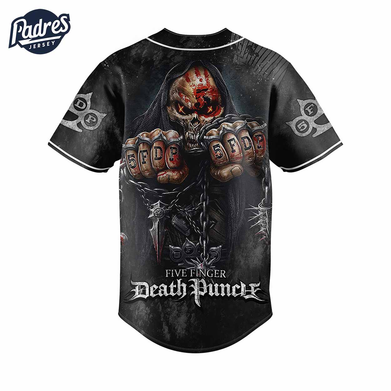 Custom Five Finger Death Punch 5fdp Baseball Jersey Gifts - Padres Jersey Oasis: Elevate Your Baseball Style Game