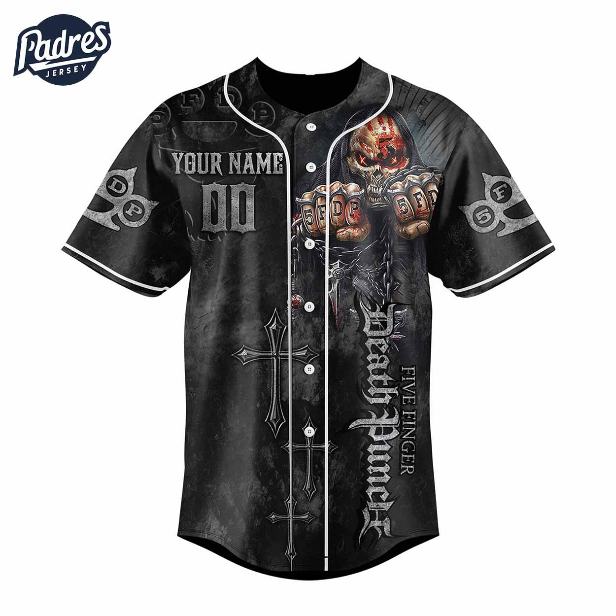 Custom Five Finger Death Punch 5fdp Baseball Jersey Gifts - Padres Jersey Oasis: Elevate Your Baseball Style Game