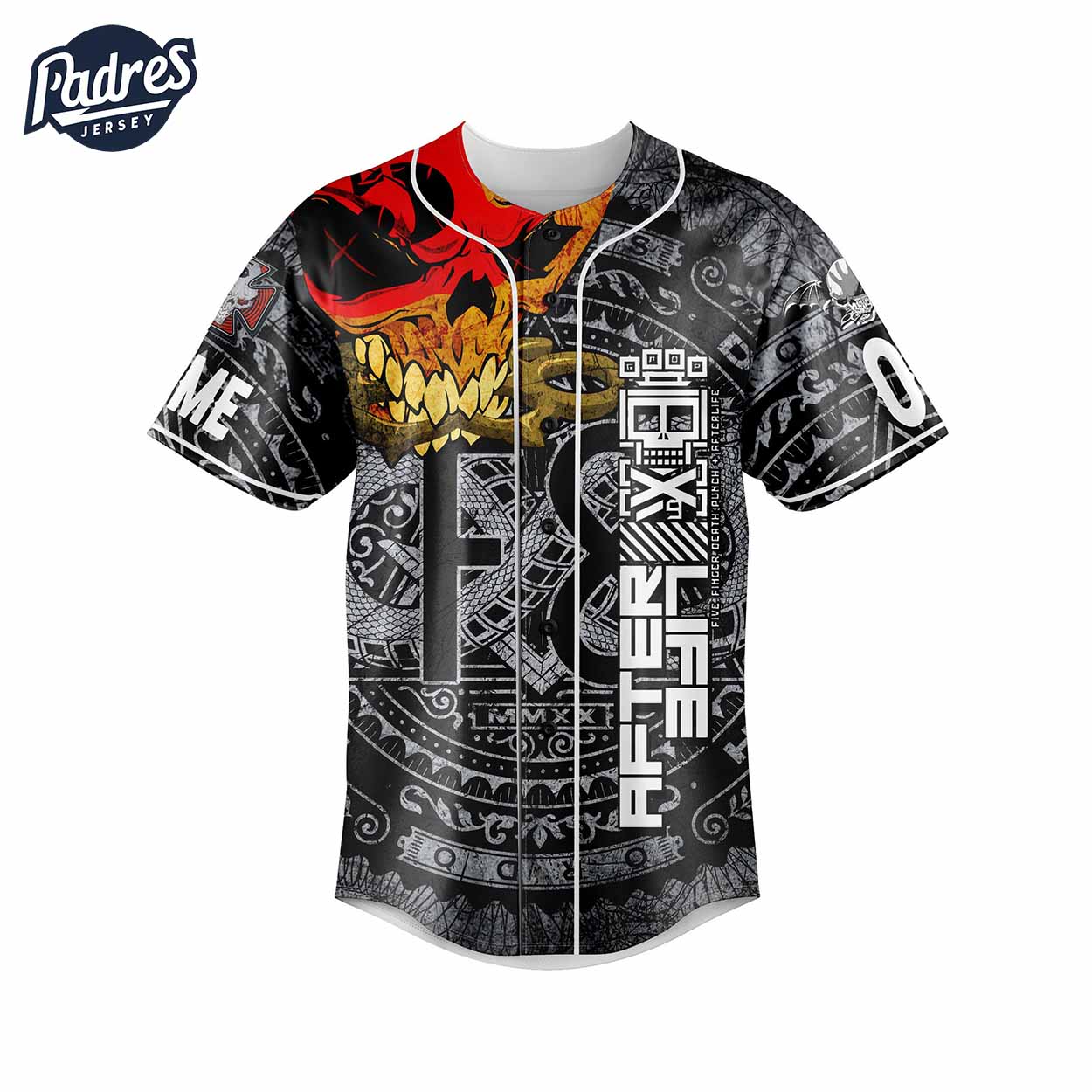 Custom Five Finger Death Punch Baseball Jersey For Men And Women - Padres Jersey Oasis: Elevate Your Baseball Style Game