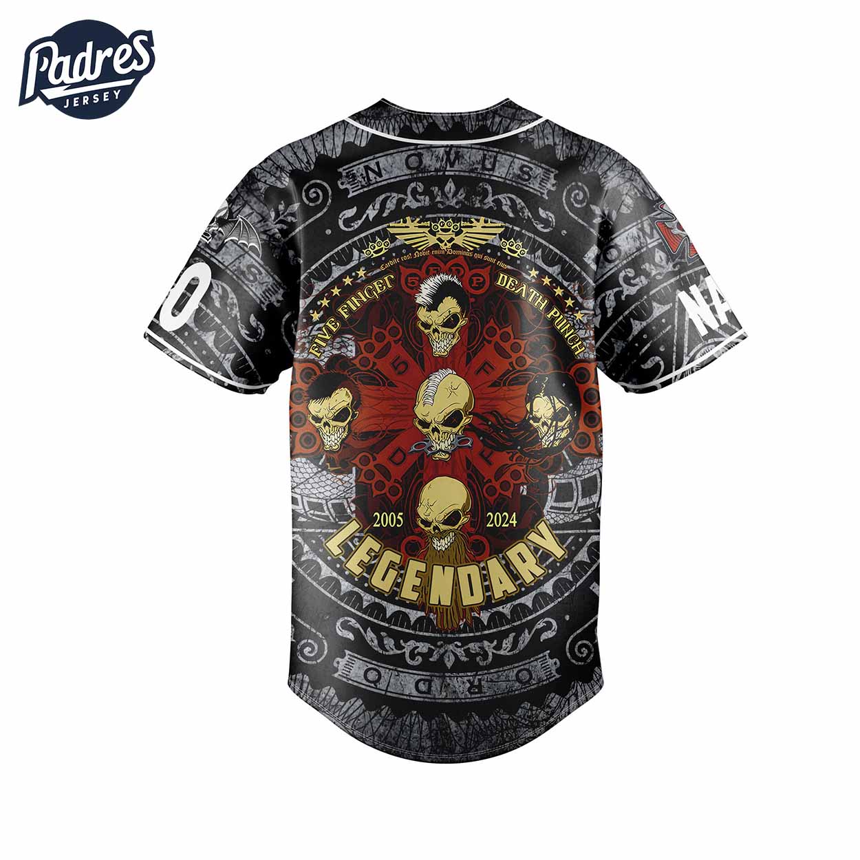 Custom Five Finger Death Punch Baseball Jersey For Men And Women - Padres Jersey Oasis: Elevate Your Baseball Style Game