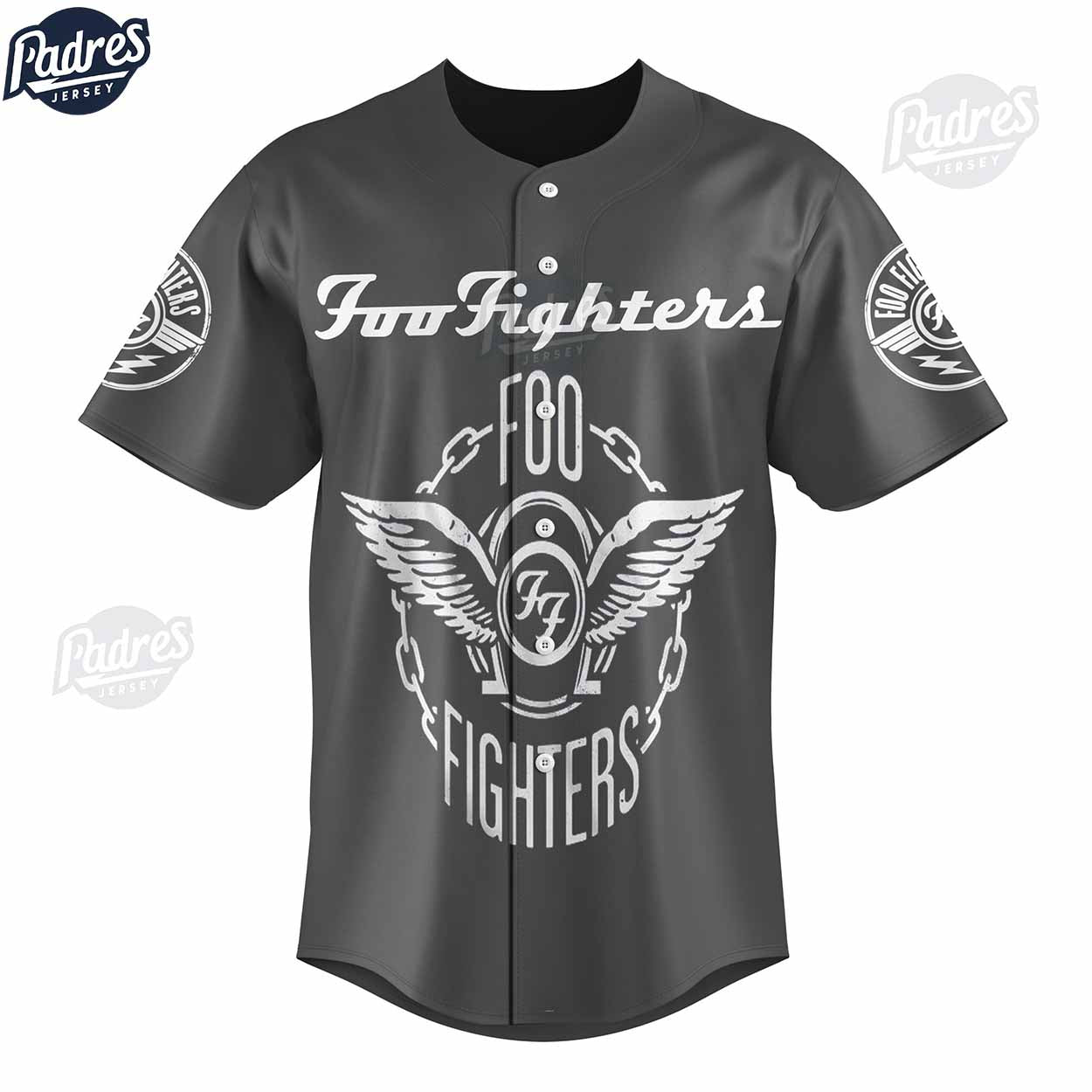 Custom Foo Fighter Grey Baseball Jersey Style - Padres Jersey Oasis: Elevate Your Baseball Style Game