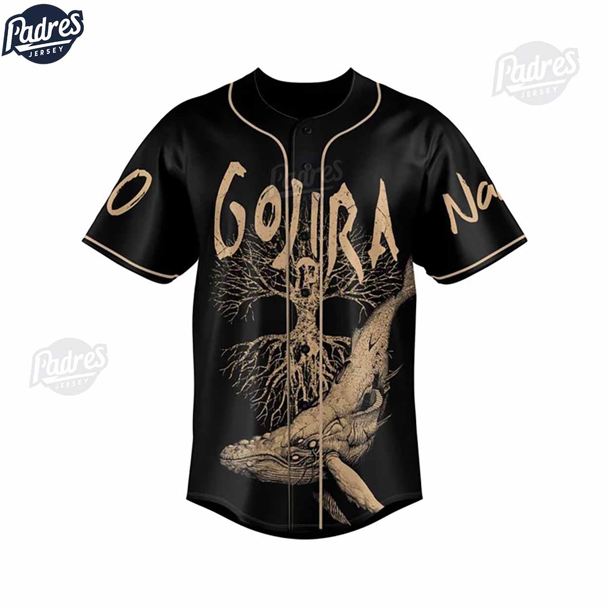 Custom GOJIRA Baseball Jersey Style - Padres Jersey Oasis: Elevate Your Baseball Style Game