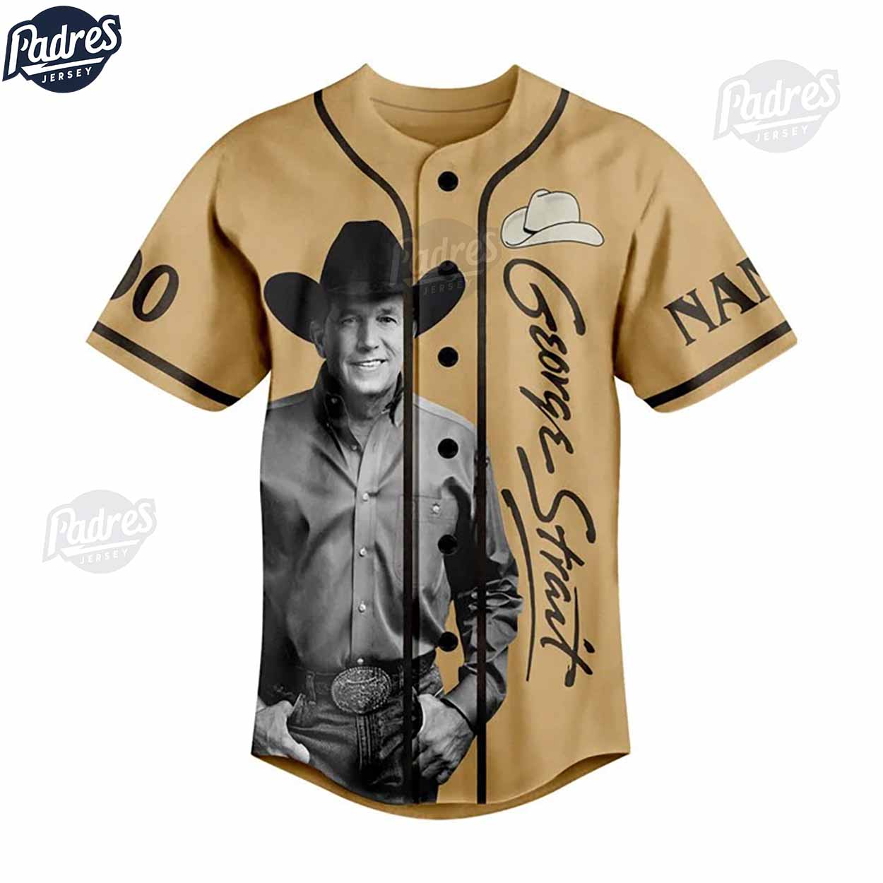 Custom George Strait Little Big Town 2024 Baseball Jersey - Padres Jersey Oasis: Elevate Your Baseball Style Game