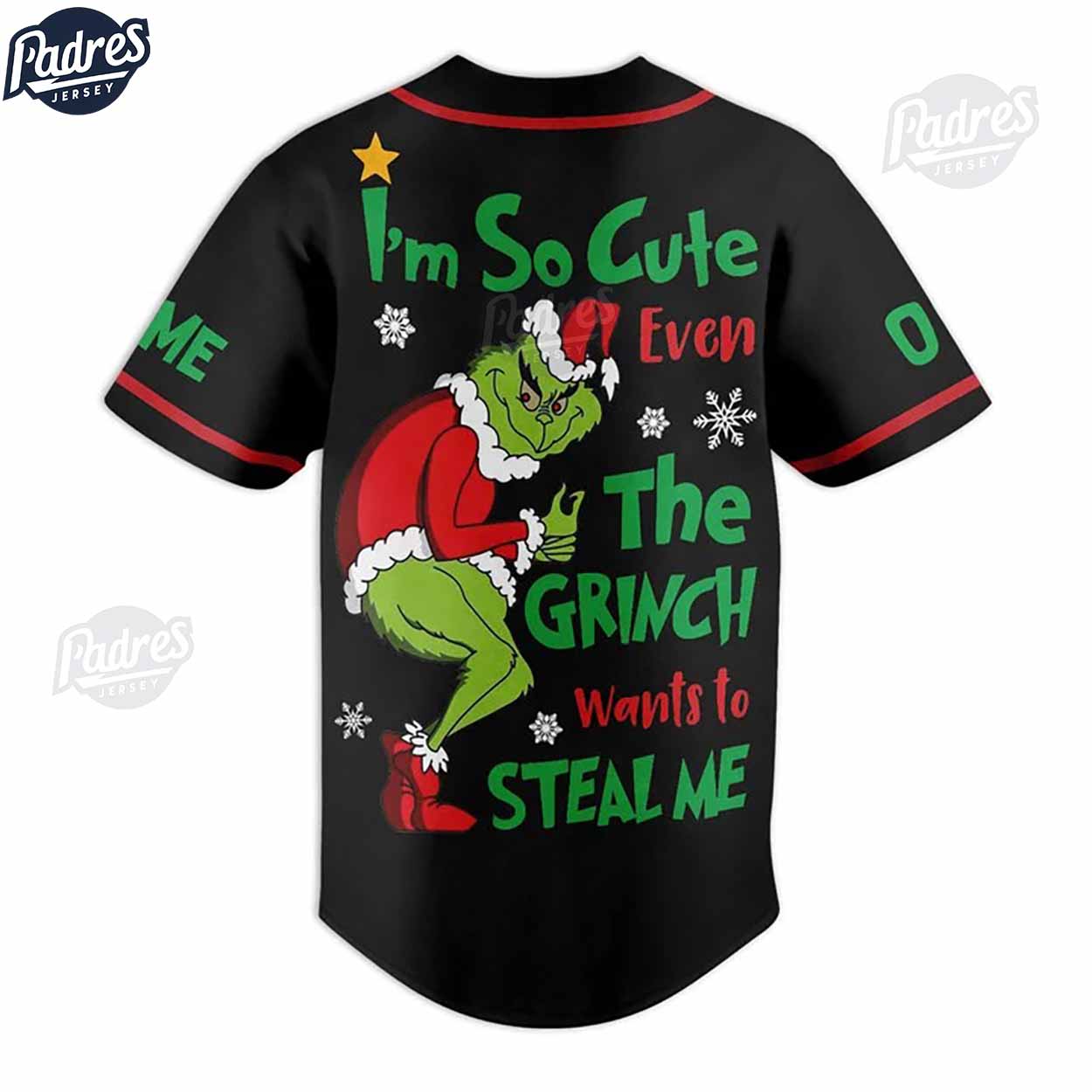 Custom Grinch Christmas Baseball Jersey - Padres Jersey Oasis: Elevate Your Baseball Style Game