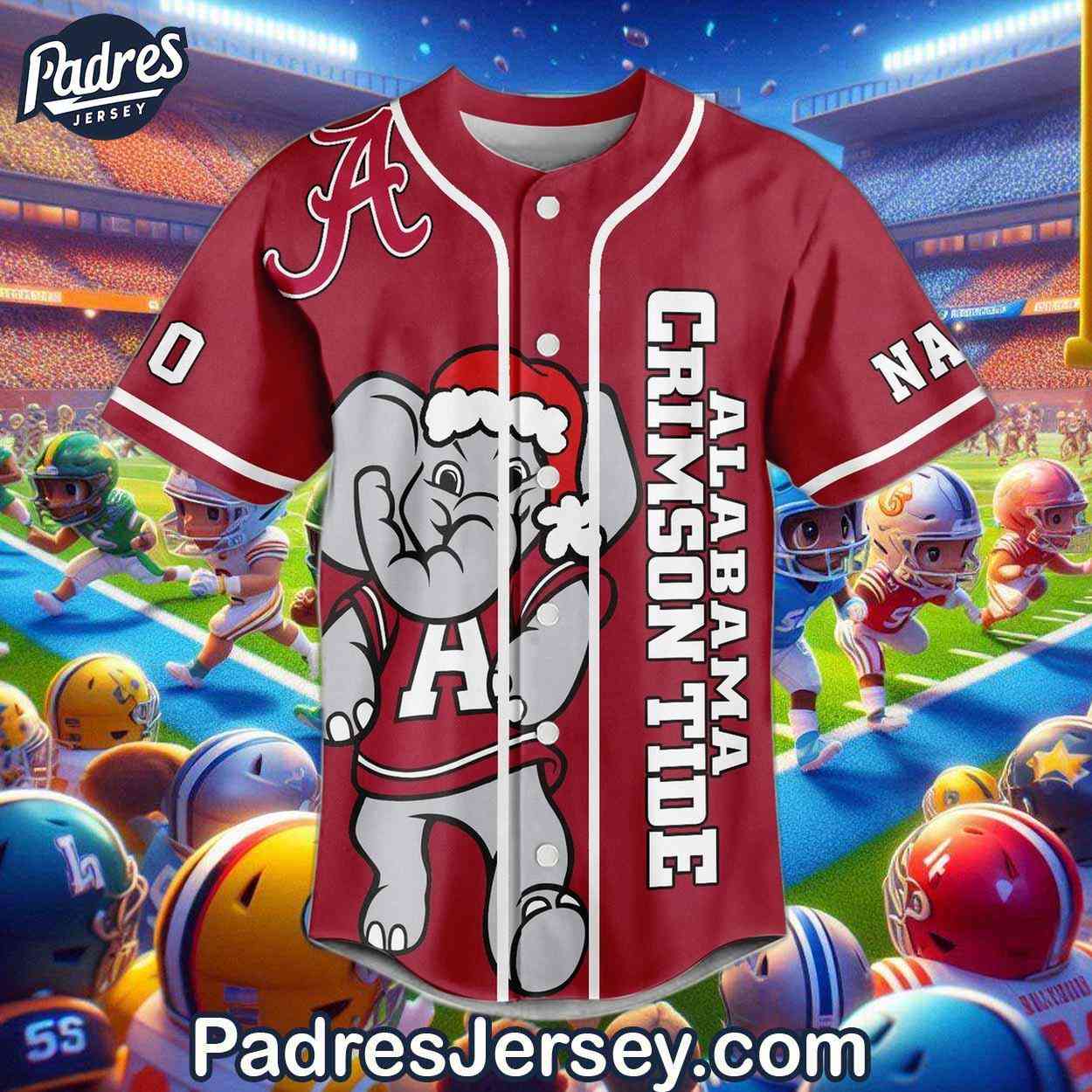 Custom Have A Roll Tide Christmas Baseball Jersey - Padres Jersey Oasis: Elevate Your Baseball Style Game